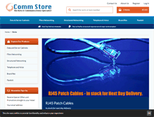 Tablet Screenshot of comm-store.co.uk